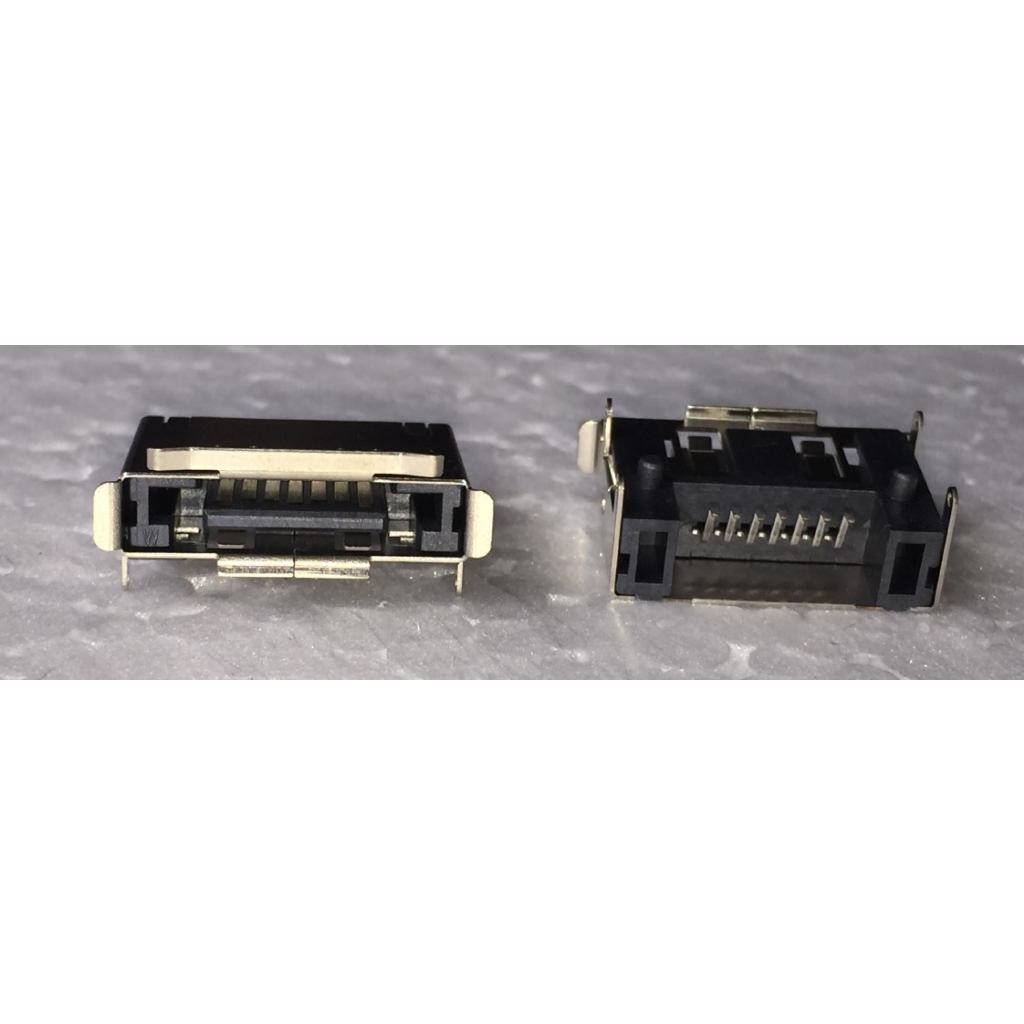 【IF】ESATA 7pin connector 90度 SMD Standard 金手指朝上 連接器