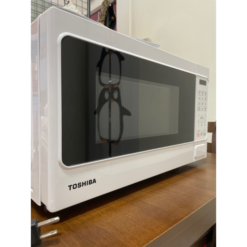 Toshiba 20L 微電腦料理微波爐 MM-EM20P(WH) 二手賣👍