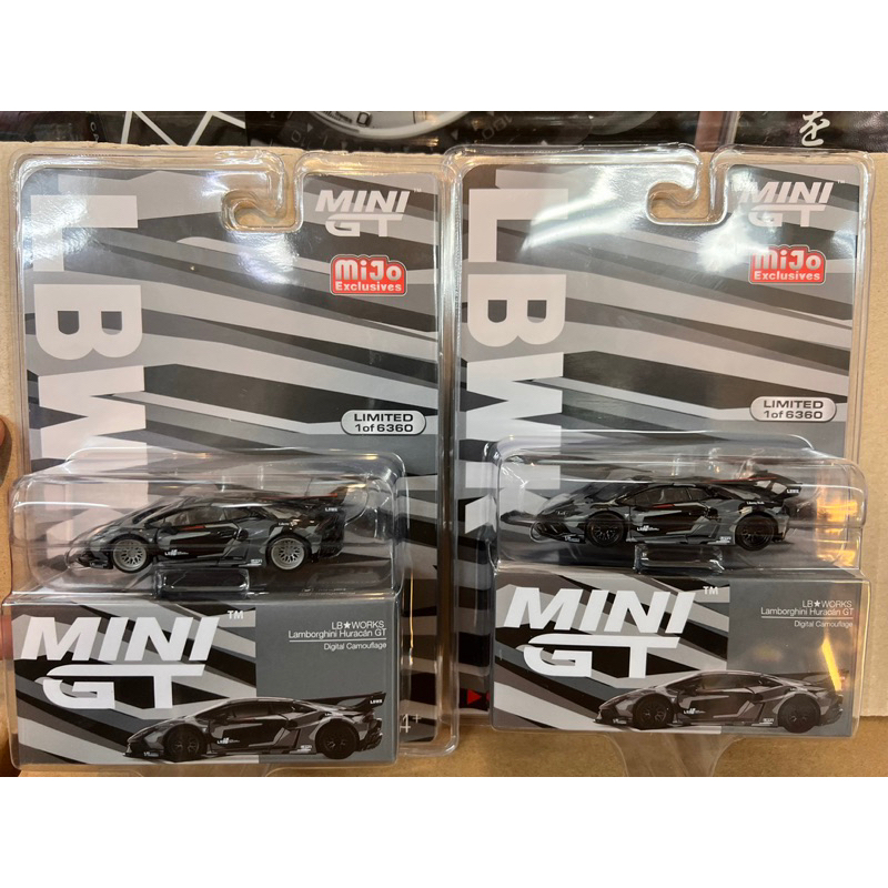 =天星王號= MINI GT #398 藍寶堅尼 Lamborghini Huracan GT LBWK 數位迷彩