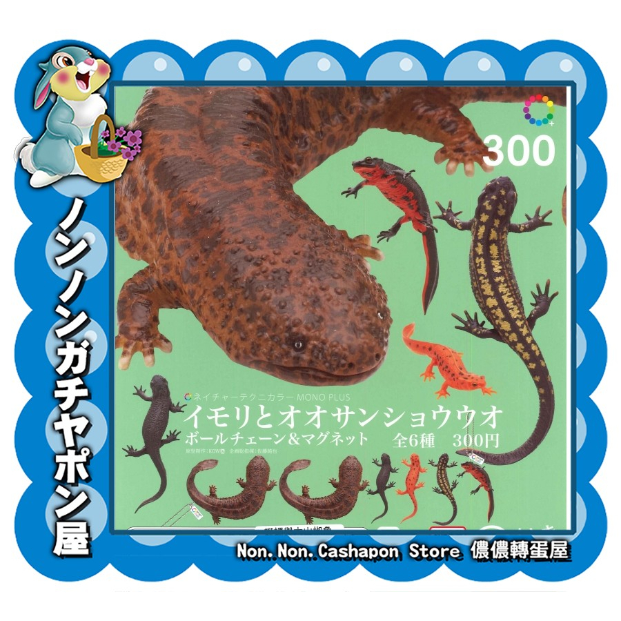 【儂儂轉蛋屋】『現貨扭蛋』蠑螈與大山椒魚磁鐵&吊飾~小全4款 (co.11)