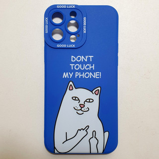貓咪 中指貓 iPhone 13 Pro Max 矽膠 保護殼 手機殼 ♥ 現貨 ♥彡