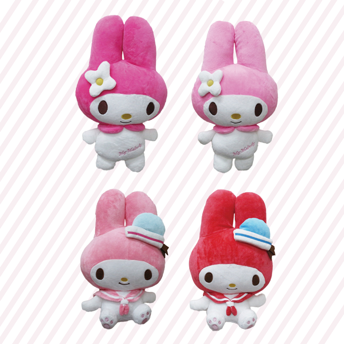 正版美樂蒂娃娃 My Melody 美樂蒂玩偶 兔子娃娃 美樂蒂抱枕 美樂蒂午安枕 兔子玩偶 三麗鷗正版 兔子卡通人物