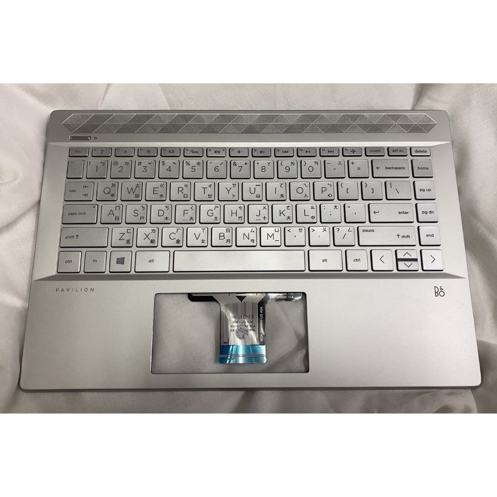 【台灣賣家】全新品 HP 惠普 Pavilion 14-CE TPN-Q207 鍵盤 C殼 機殼 外殼 銀色 背光