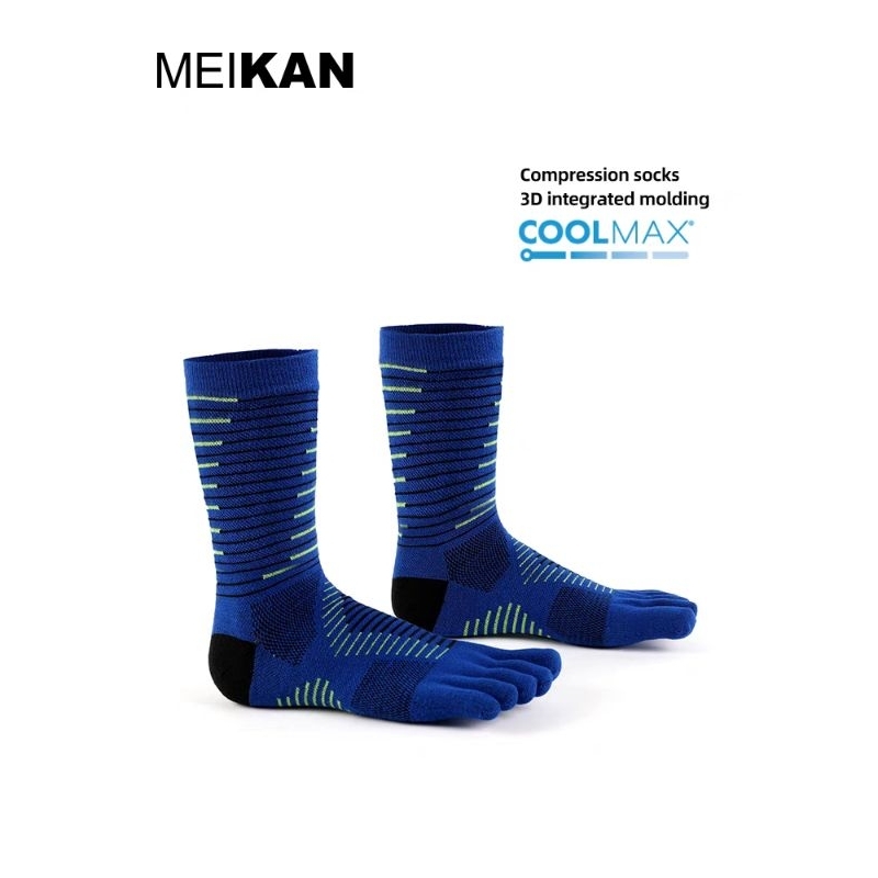 MEIKAN 專業運動跑步五指襪 五趾襪 中筒襪 壓縮襪 登山襪 馬拉松襪 運動襪 coolmax