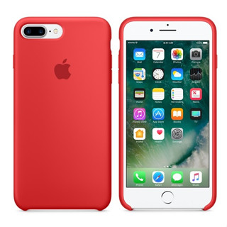 iPhone 8 iPhone7 原廠矽膠護套 矽膠保護殼-紅色