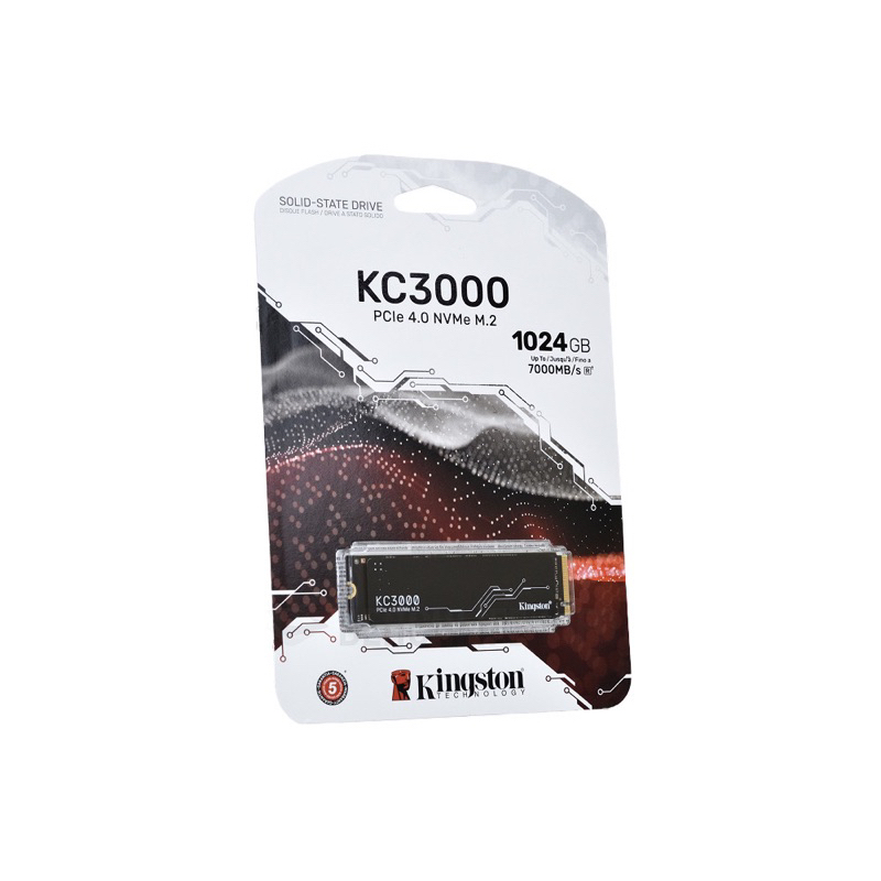 全新-金士頓 KC3000 1TB Gen4 PCIe4.0 M.2 2280 SSD 固態硬碟