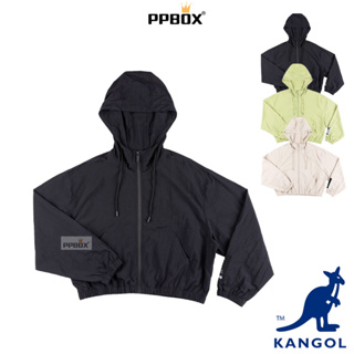 KANGOL 女款運動連帽外套【63221420】防曬 長袖 新衣新包 抗UV 風衣 春夏 PPBOX