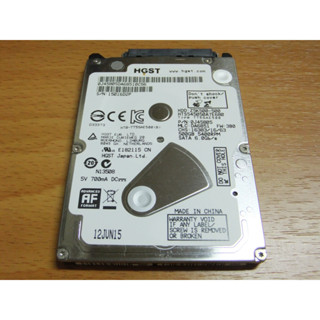 良品 ~ HGST 昱科 Z5K500 / HTS545050A7E680 2.5吋 7mm薄型 500GB SATA