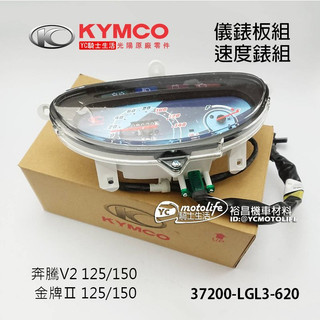 KYMCO光陽原廠 儀錶組 奔騰 V2 金牌 儀表版 碼表 儀表 里程錶 速度表 37200-LGL3