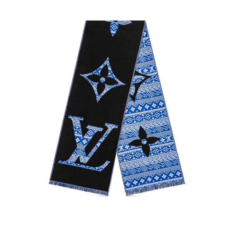 🟨二手🟨Louis Vuitton  LV  MNG 雙面圍巾M77946（附盒子+提袋）