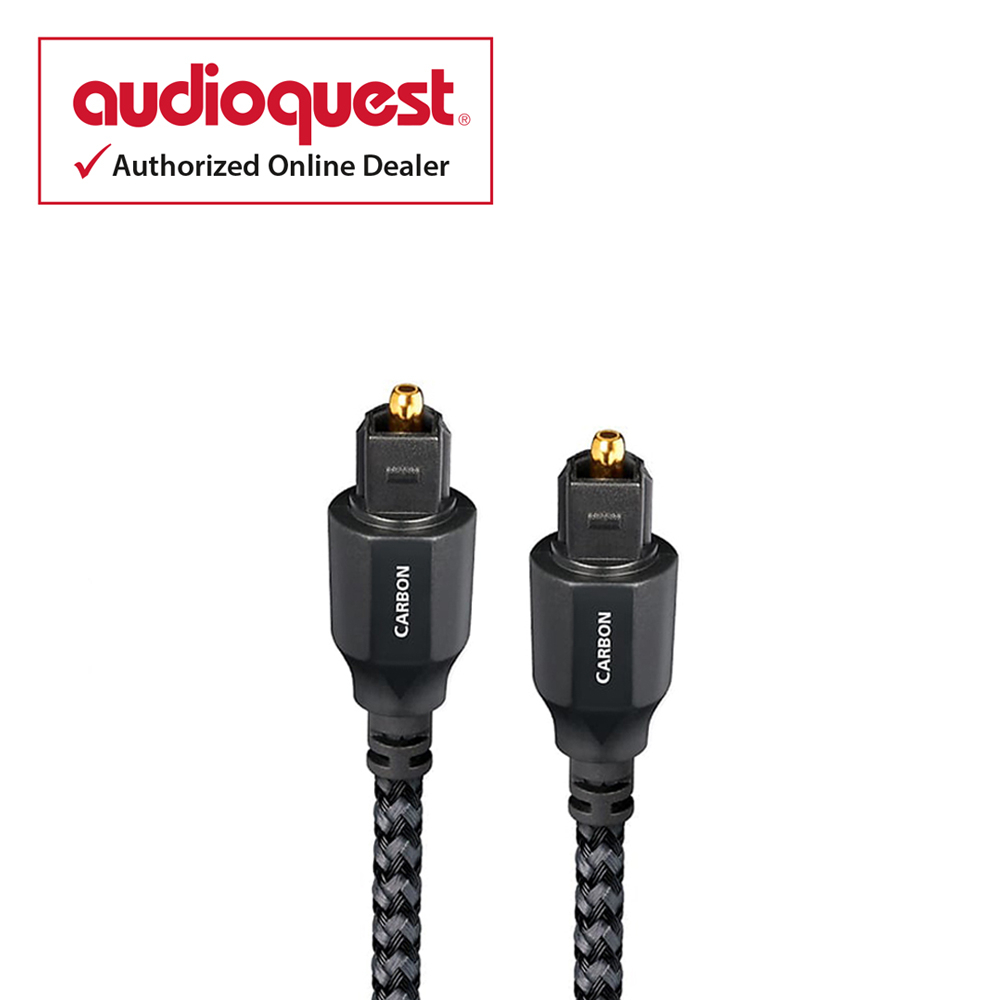 AudioQuest | Carbon 光纖音訊線 (內附3.5mm轉接頭)