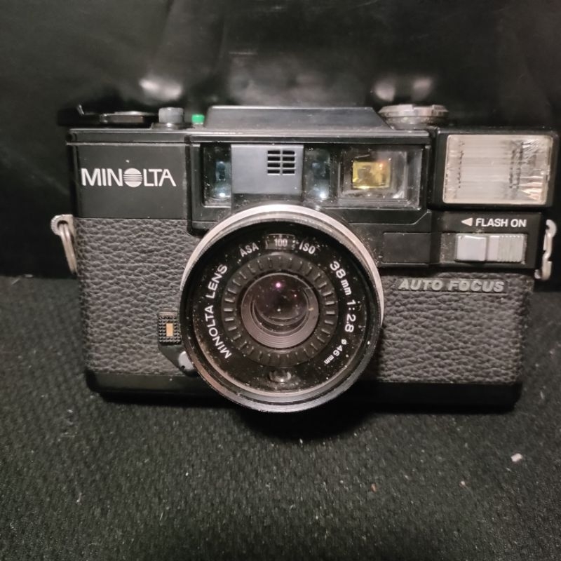 MINOLTA HI-MATIC AF-D 38mm f2.8 古董相機 故障機