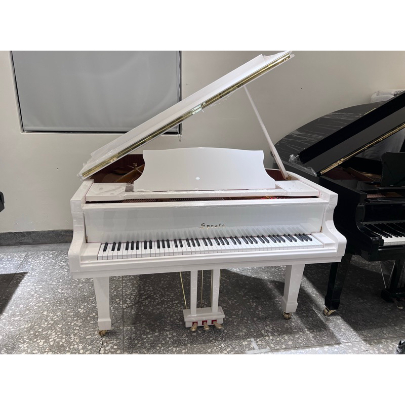 全新德國品牌SPRATE WH158 夢幻 白色  全新 平台鋼琴 演奏鋼琴 1號 三角 三腳 漢麟樂器 鋼琴店 進口