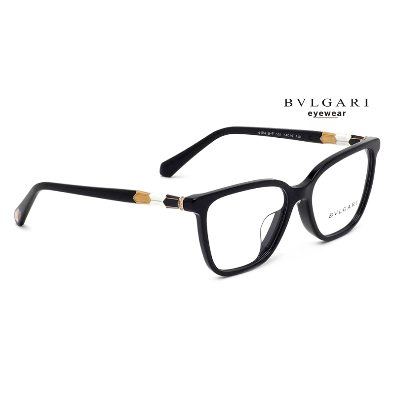 Bvlgari 4184-B-F 寶格麗品牌眼鏡｜時尚潮流Serpenti系列貓眼黑色眼鏡 女生品牌眼鏡框【幸子眼鏡】