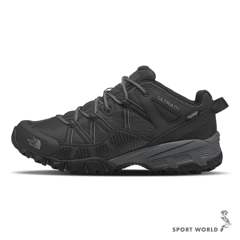 The North Face Ultra 111 WP 北臉 男鞋 登山 防水 黑灰 NF0A46CJZU5