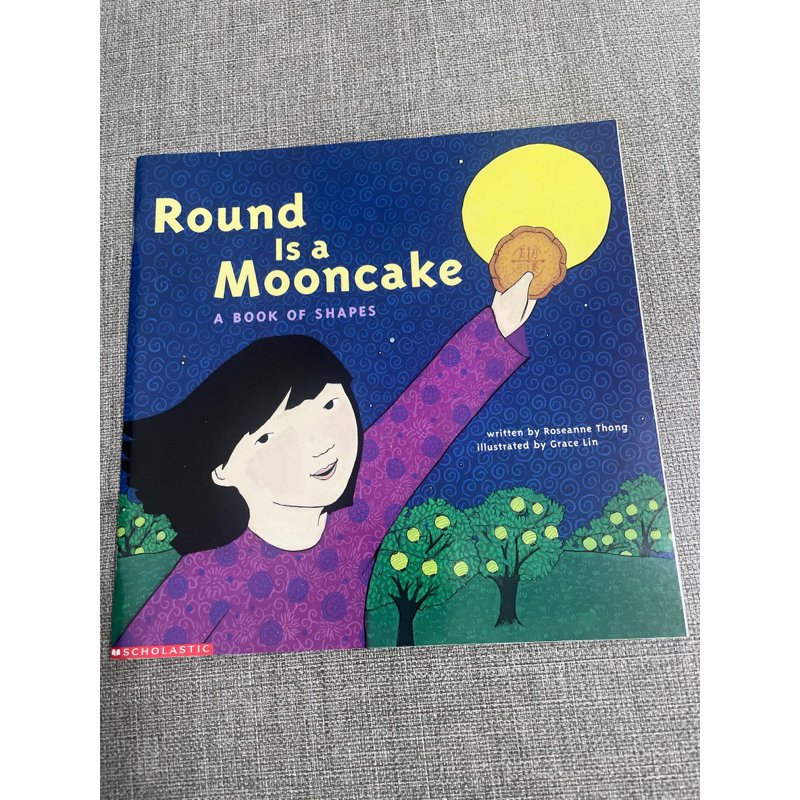 Round Is a Mooncake-A Book Of Shapes兒童中秋節英語繪本