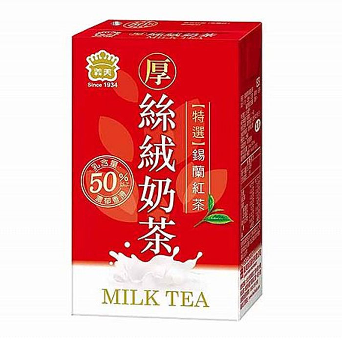 義美 厚絲絨奶茶(250ml) 好市多COSTCO熱銷【小三美日】 空運禁送 DS012659