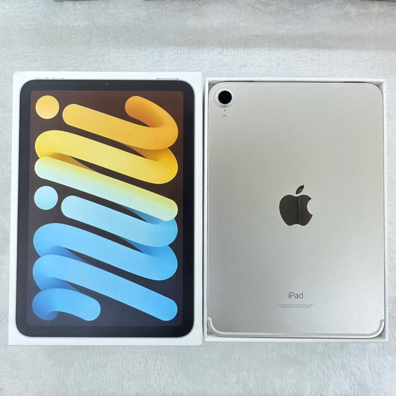 新品✨ iPad mini6 64G LTE 插卡版 星光色✨ 台灣公司貨 無傷 mini6 64 lte 白