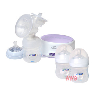 AVENT 新安怡輕乳感單邊電動吸乳器SCF332含AVENT PP奶瓶125MLx2支(下殺 2199免運)