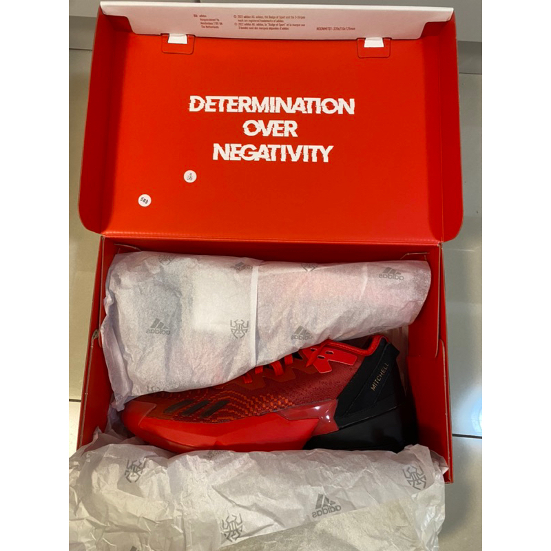 降！全新公司貨adidas D.O.N. ISSUE 4 米契爾 黑紅 籃球鞋 GX6886