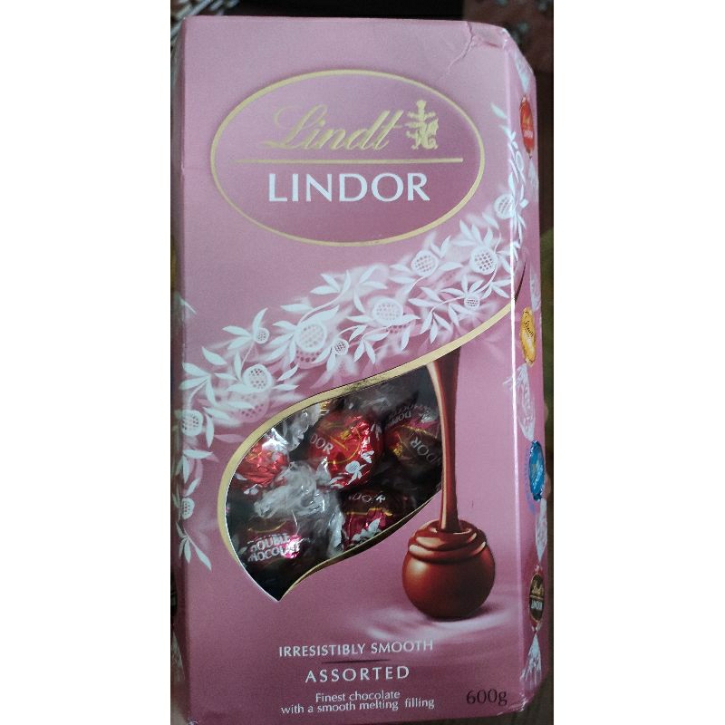 ［現貨］LINDT  LINDOR 綜合巧克力粉紅限定版600g