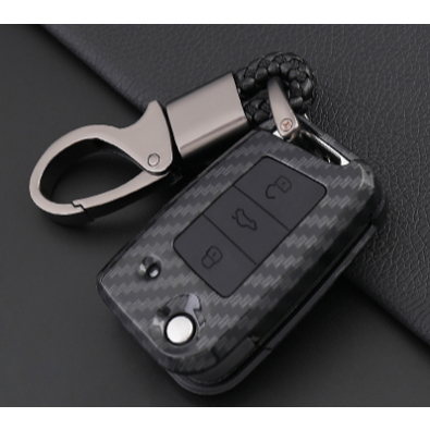 現貨 VW 福斯車系 Golf 7 Golf MK7 GTI Tiguan Touran 碳纖紋 鑰匙殼 鑰匙包 保護殼