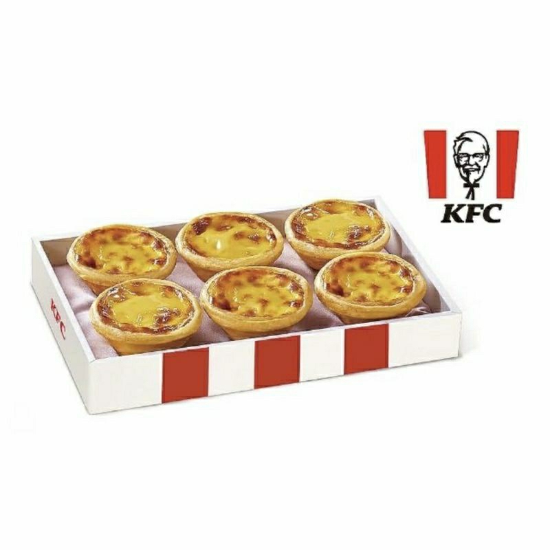 肯德基 KFC 原味蛋撻 禮盒6入 上校雞塊 咔啦脆雞 蛋塔 即享券