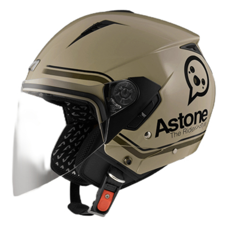 ASTONE RST AQ11 卡其綠 可拆洗 內墨鏡設計 通風系統 3/4罩 半罩 安全帽