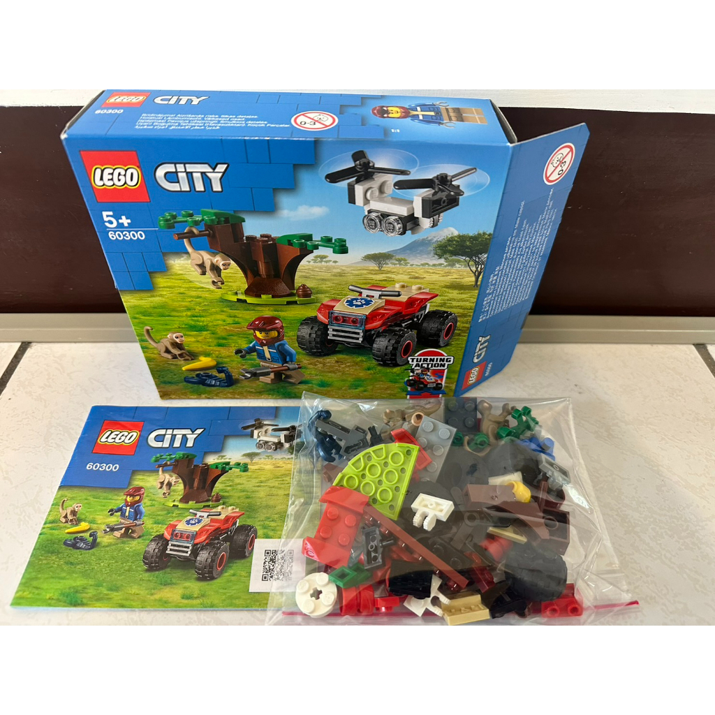 保證正品~60300～二手LEGO樂高CITY城市系列-野生動物救援沙灘車