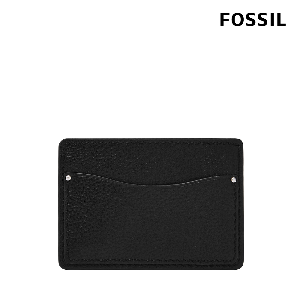 【FOSSIL 官方旗艦館】Anderson 真皮短夾-黑色 ML4577001 (禮盒組附鐵盒)