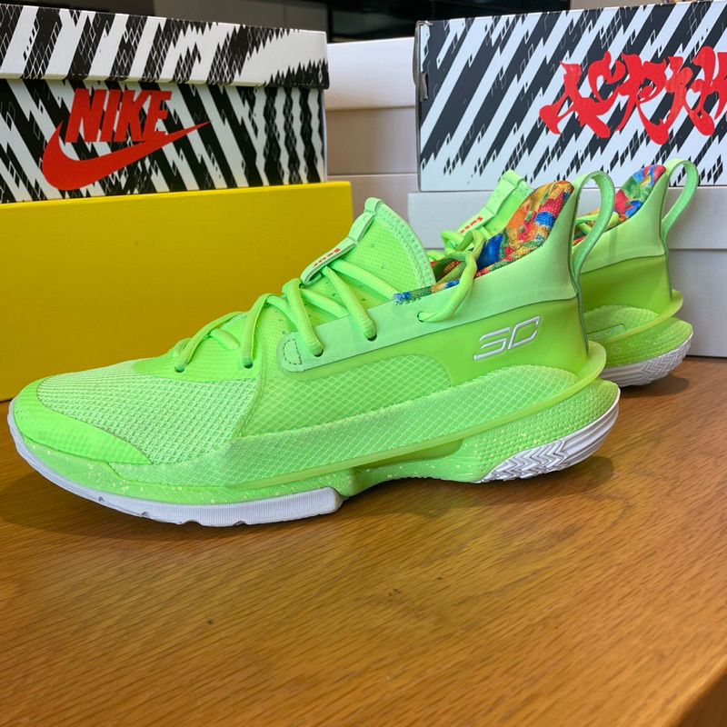 =二手= UA Curry 7 Sour Patch Kids 型號3021258302 us8.5 26.5cm