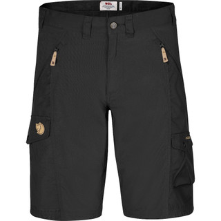 Fjallraven Abisko Shorts 彈性短褲/休閒工作褲/登山短褲 男 F82833-550 - 黑色
