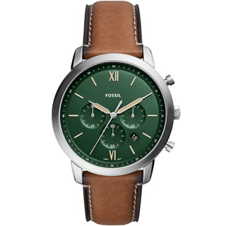 【Fossil】Neutra 紳士計時手錶 FS5963 44mm 現代鐘錶