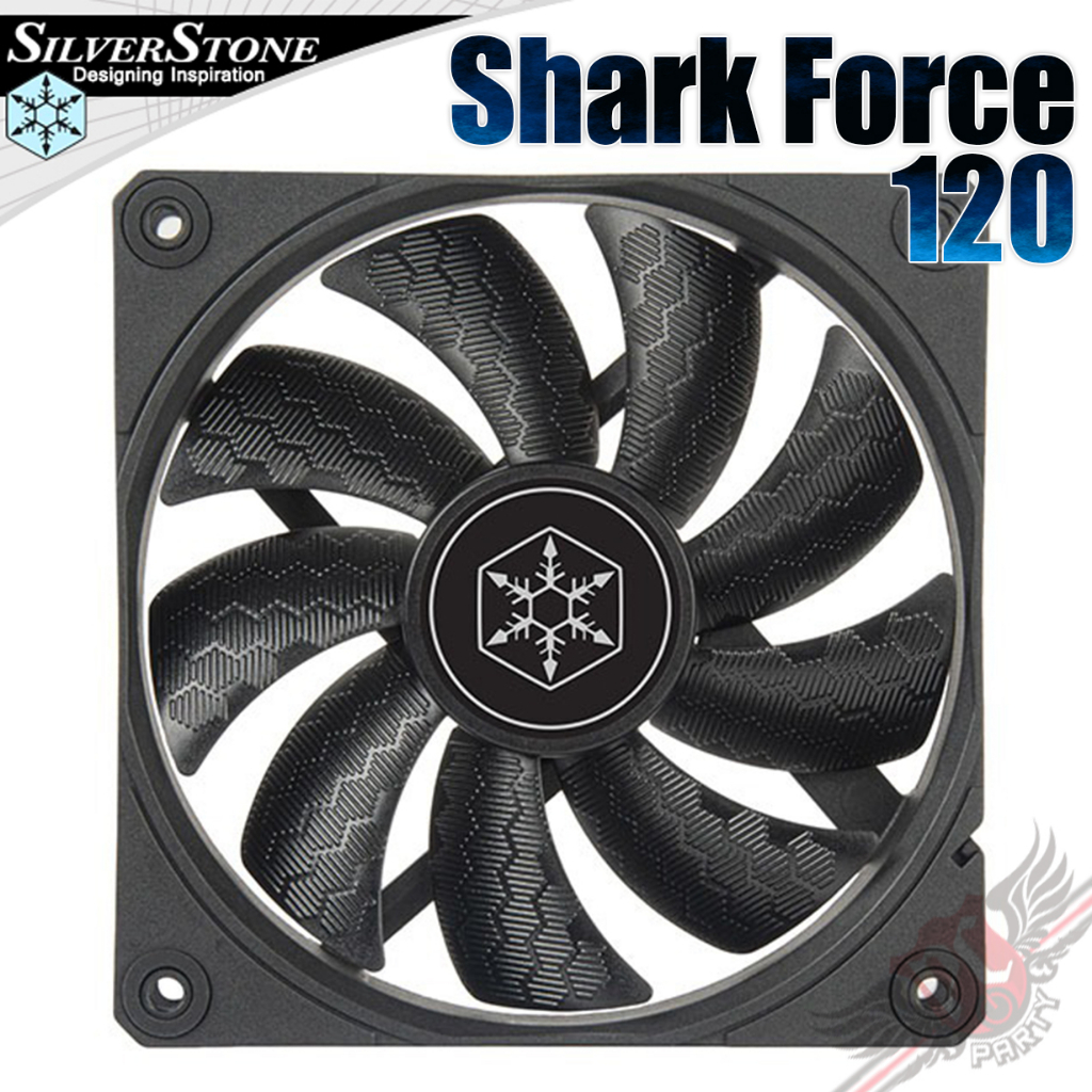 銀欣 SilverStone Shark Force 120 120mm PWM高效能 風扇 PCPARTY