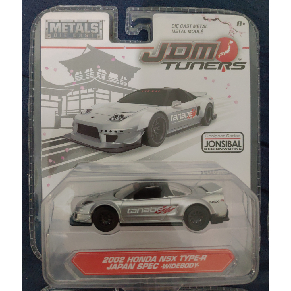 JADA Toys 2002 HONDA NSX Type-R Spec Widebody 1/55 64參考 模型