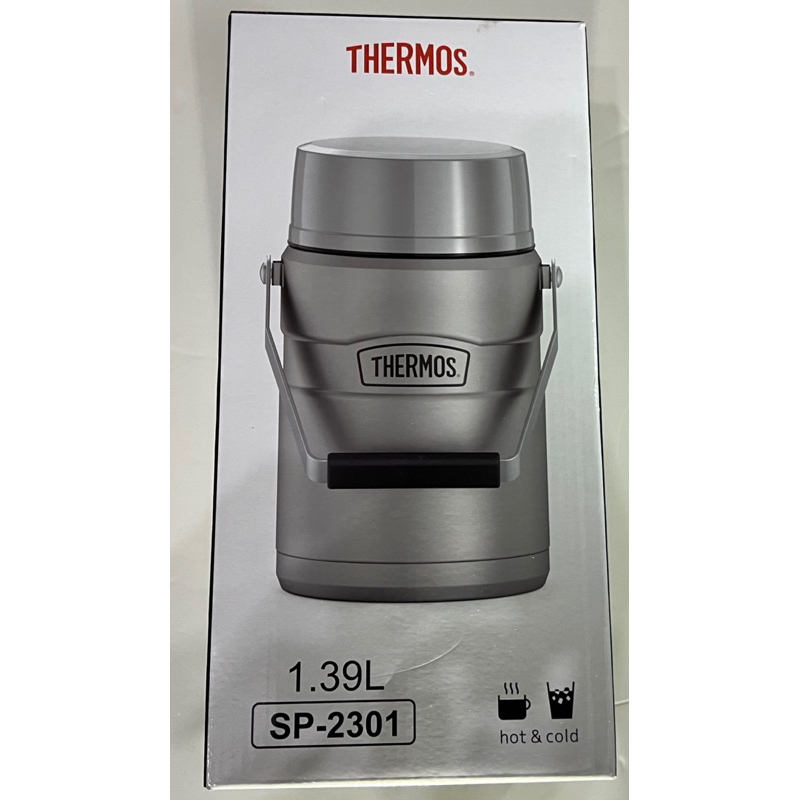 THERMOS膳魔師1.39L 不銹鋼可提式食物保溫罐 SP-2301