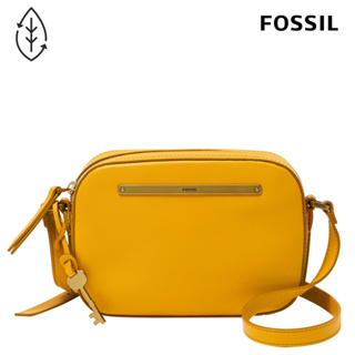 FOSSIL Liza 真皮相機包-金黃色 ZB1771717
