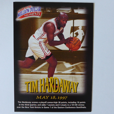 ~ Tim Hardaway ~名人堂/提姆·哈德威  1997年Fleer.NBA特殊卡