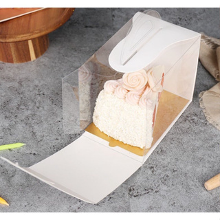 優選台灣現貨 蛋糕盒 （ 抗漲）手提切片蛋糕盒 手提蛋糕盒 慕斯蛋糕盒 三角形蛋糕盒 三角蛋糕盒 手提透明蛋糕盒