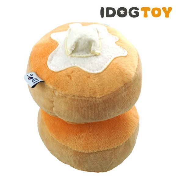 帕彼愛逗 日本iDog&amp;iCat 鬆餅造型 啾啾玩具 狗狗玩具 [T142]