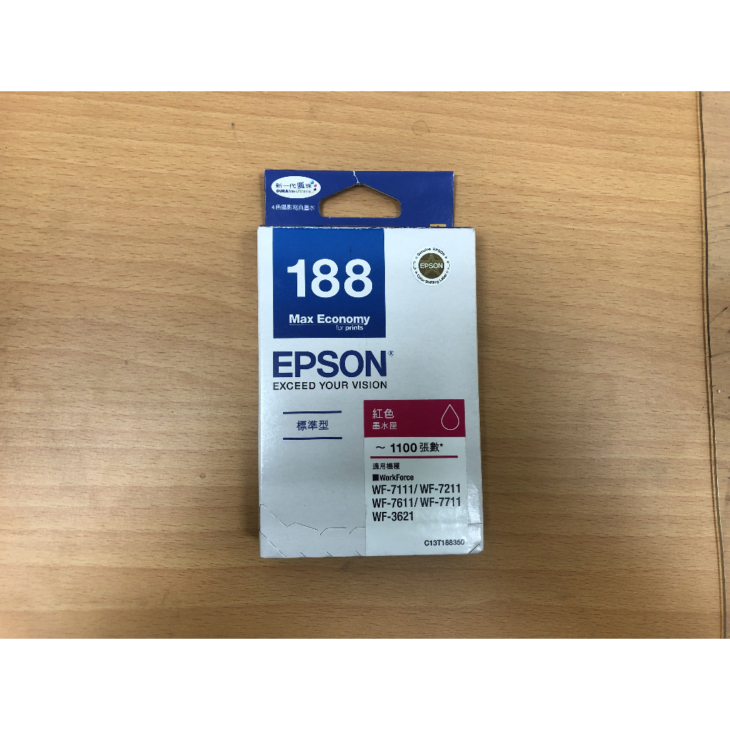 EPSON 原廠墨水匣 T188350 紅(WF-3621 / WF-7111/ WF-7611)