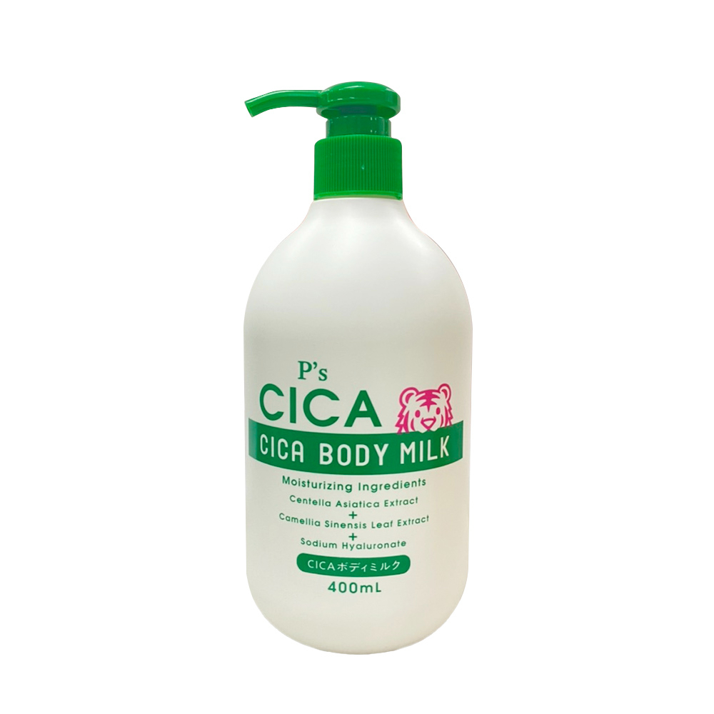 熊野 P's CICA 積雪草保濕身體滋潤乳液 400mL《日藥本舖》