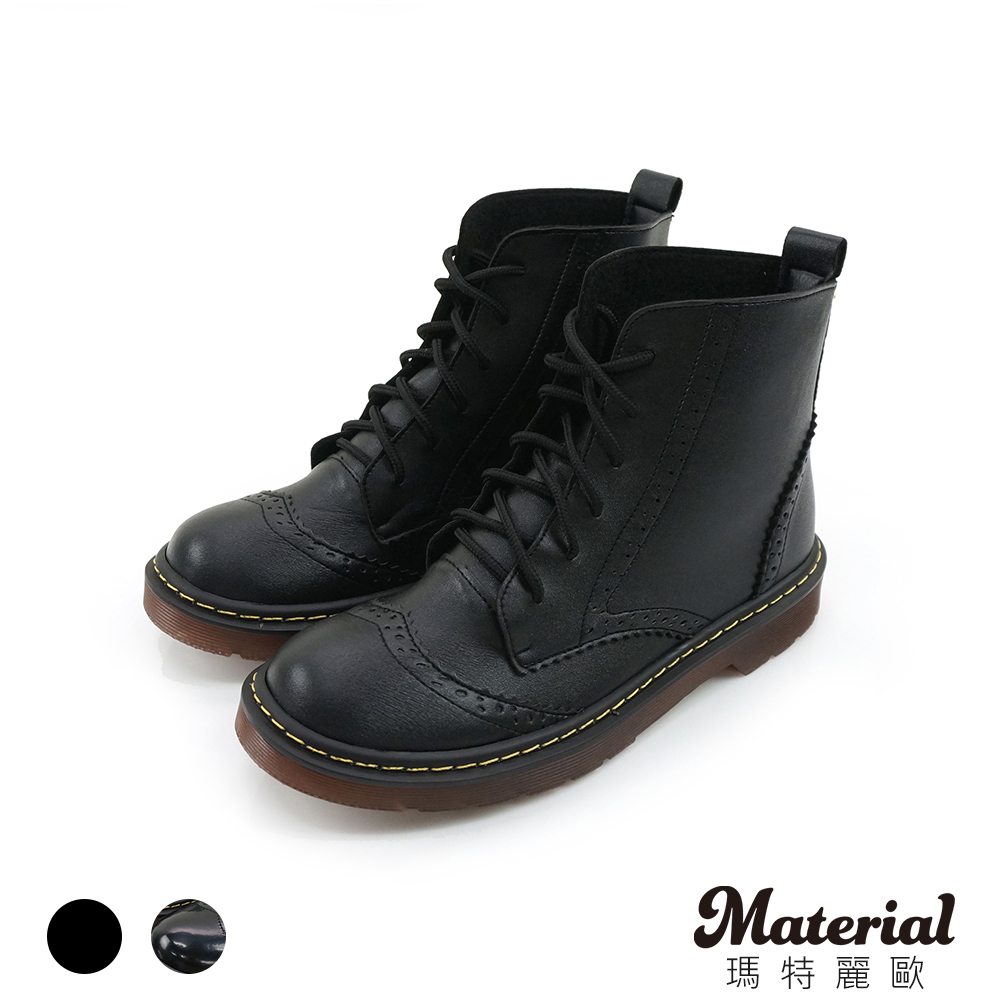 Material瑪特麗歐 中筒靴 率性個性中筒靴 T50207