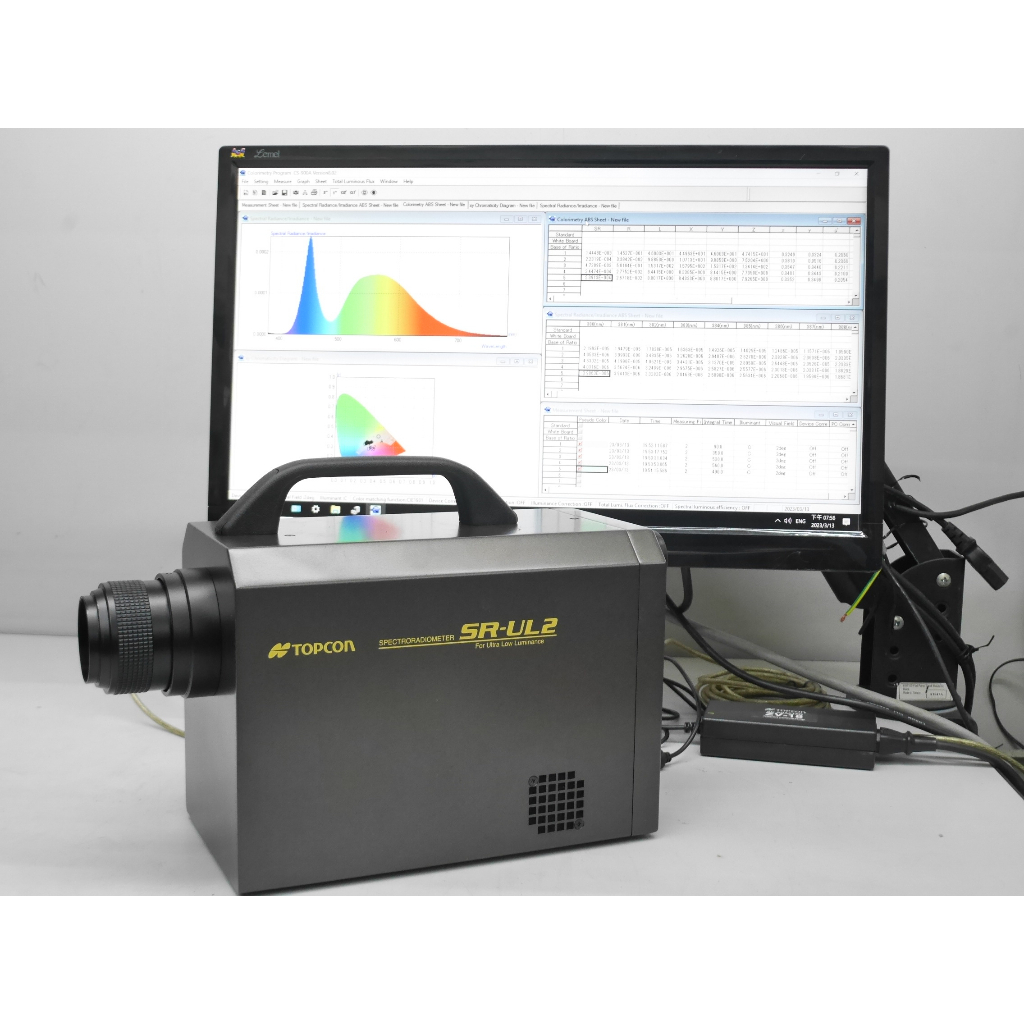 (HLFA-TMA) Topcon SR-UL2 Spectroradiometer 分光放射計 輝度計 色溫 色彩分析