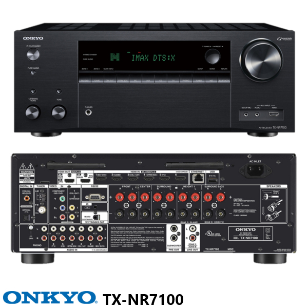 【ONKYO】TX-NR7100 9.2聲道環繞擴大機 贈8K HDMI線2m*4條 釪環公司貨 保固二年