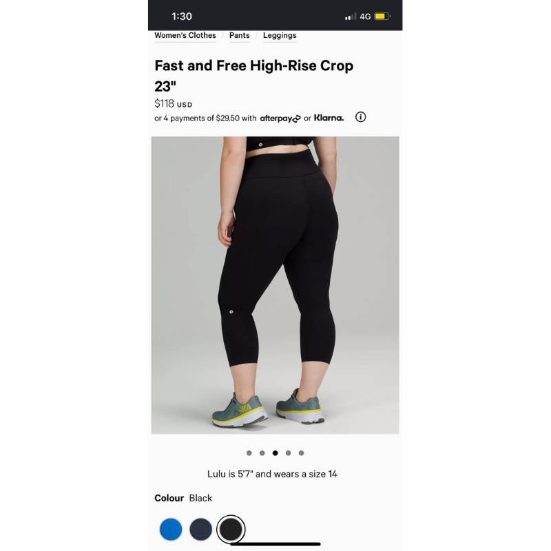 lululemon fast and free 23