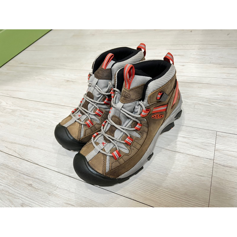 CANDICEINUSA 二手 KEEN TARGHEE MID WP LTD 男 中筒健行鞋 15週年 us9 服役少