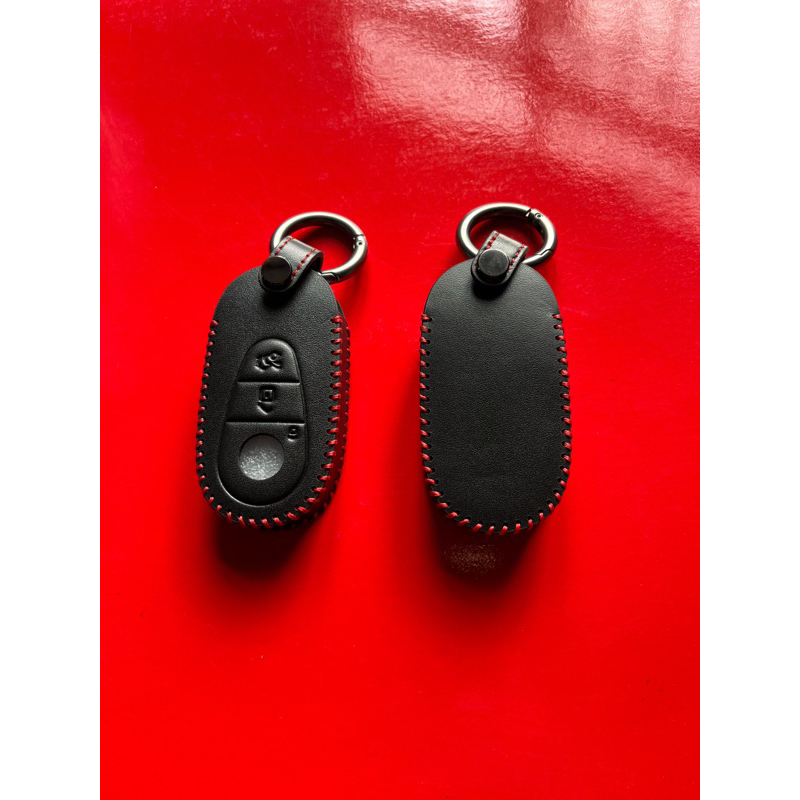 現貨‼️賓士 汽車鑰匙皮套 頭層真皮手工縫製皮套 鑰匙圈 適用 C-CLASS W223 S350 S450 C300