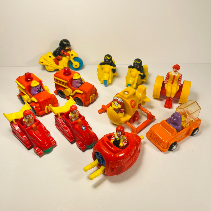 🍟早期麥當勞玩具 1995 交通工具系列 老玩具 發條玩具🍔