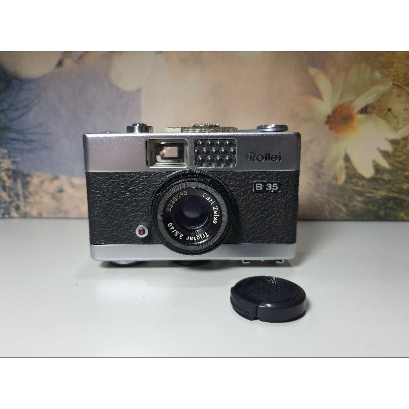 [ 慢調思理 ] 經典銀黑 Rollei B35 ( 光電池測光正常 ) 40mm / f3.5 鏡頭
